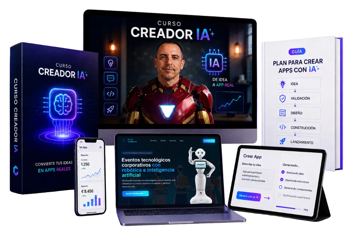 Curso Creador IA — Bundle completo con todos los dispositivos, Nova U