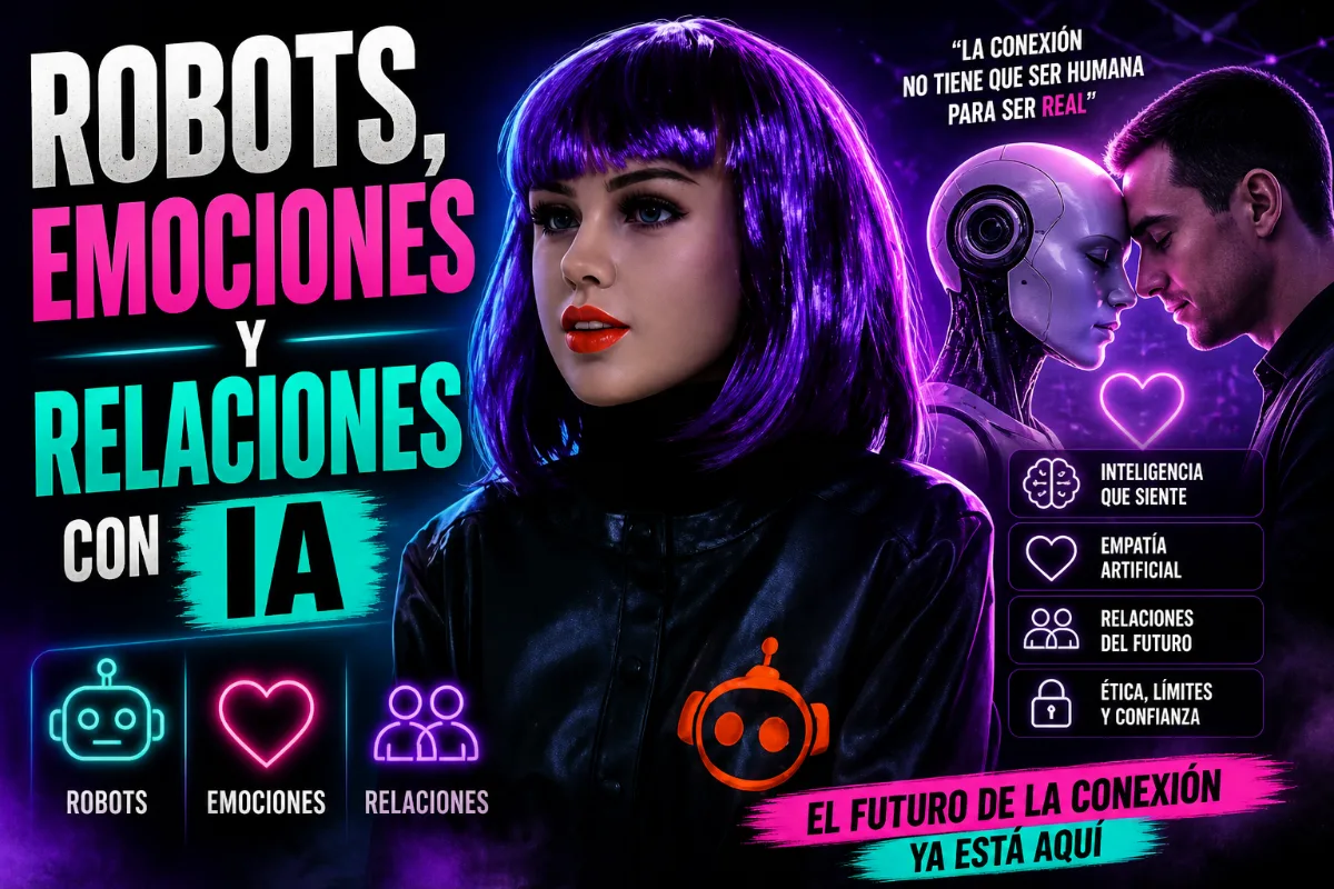 Robots, emociones y relaciones con IA — contenido del Curso Creador IA Nova U